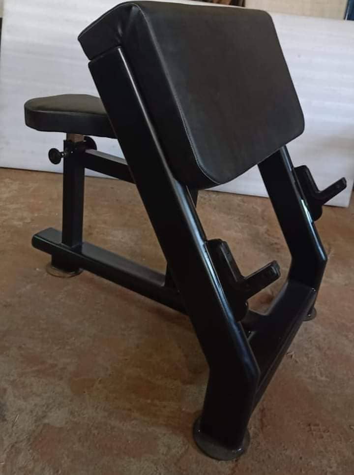 Preacher bench |Made. GLF |Guage 14|Commercial Gym setup 4