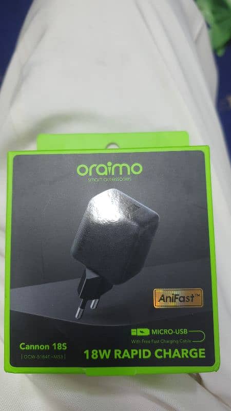 oraimo 18w rapid charger for android 365 days warranty 0