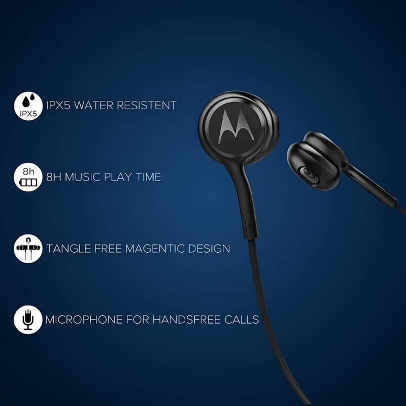 Motorola Moto surround wireless earbuds black Original 3