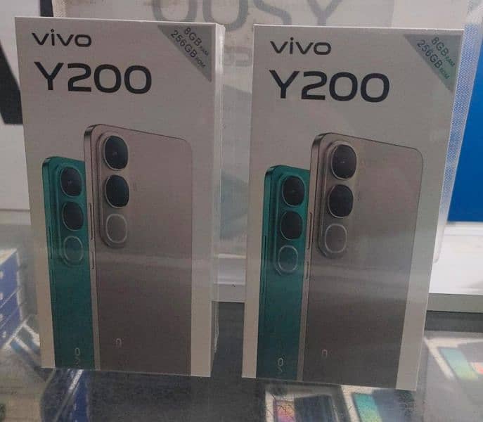 VIVO Y200 8/256 BOX PACK official  ALL COLORS AVAILABLE HERW 0