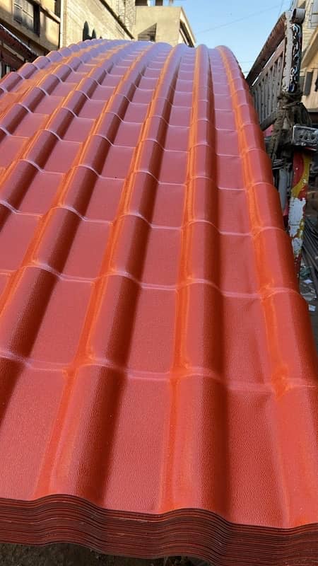 CORUGATED UPVC SHEET , Khaprail on discount in karachi nali wali sheet 11