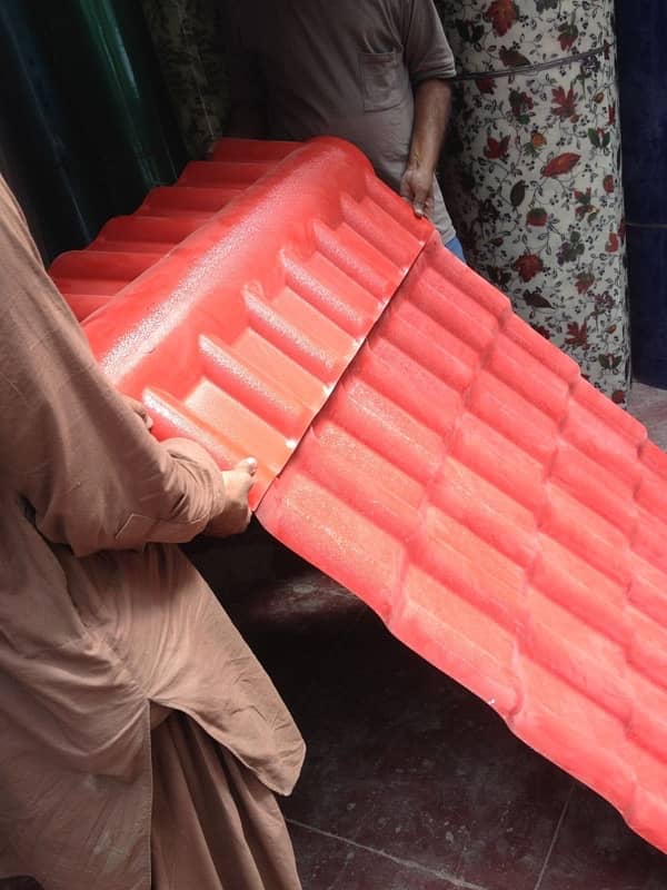 CORUGATED UPVC SHEET , Khaprail on discount in karachi nali wali sheet 12