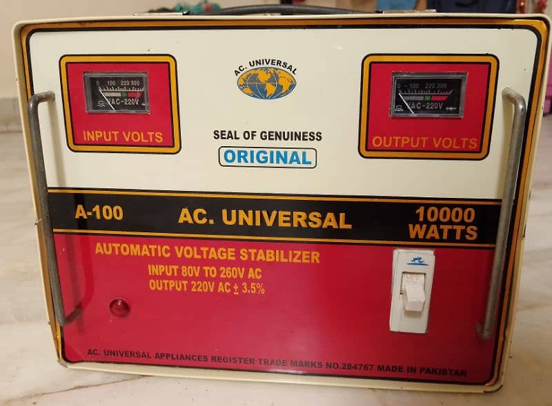 Automatic Voltage Stablizer 10000 Watt 0