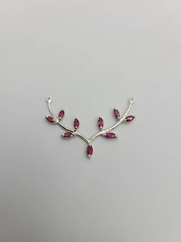 Very Butterfly Silver Set & Heated Ruby 2