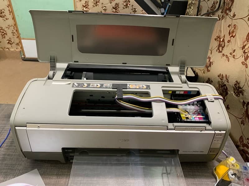 EPSON 1390 convert into DTF printer only 1 weeks condition as new 0
