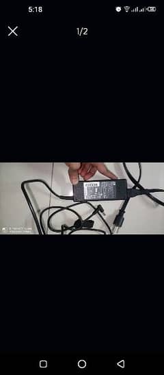 Blue Thin (bareek) pin charger Hp