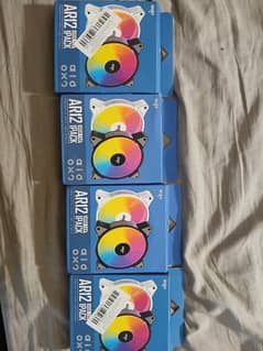 4x AIGO AR12 Adressable-RGB Fans [Opened but unused with box]