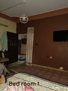 1st floor, 3 side corner flat for sale