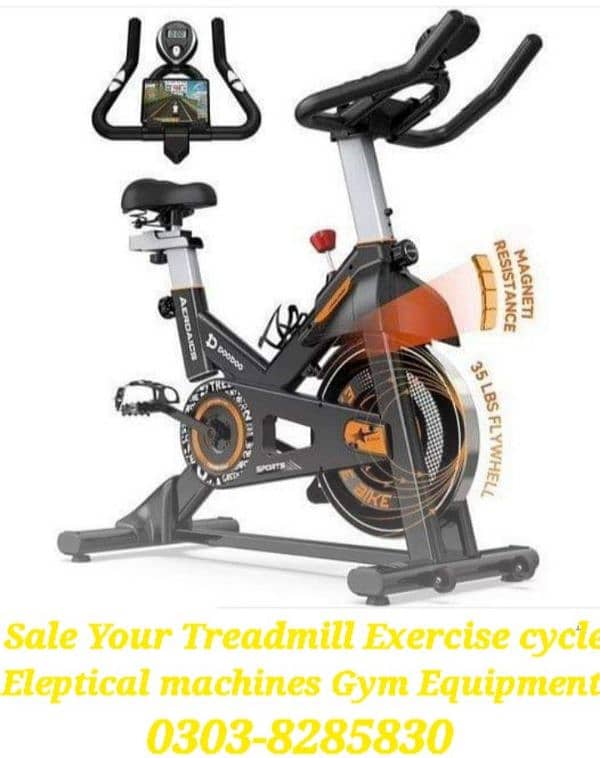 Exercise cycle elliptical machines Airbikes Treadmill 3