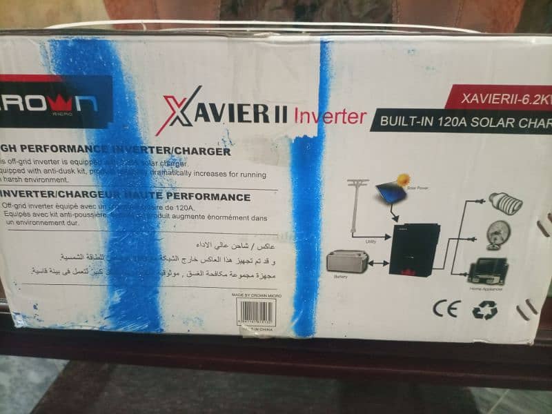 crown Xavier 6.2kw hybrid solar inverter (0304/49/39/900) 1