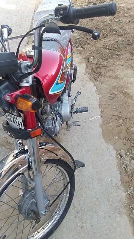 honda cd70 model 2019 all Punjab number 0