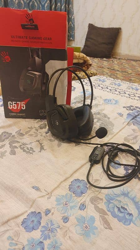 Bloody G575 Virtual 7.1 Surround Sound Gaming USB Headset | Black 0