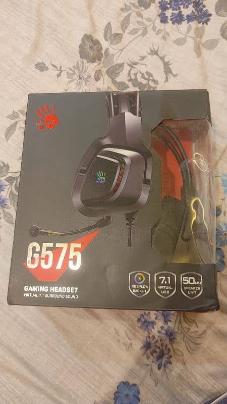 Bloody G575 Virtual 7.1 Surround Sound Gaming USB Headset | Black 6