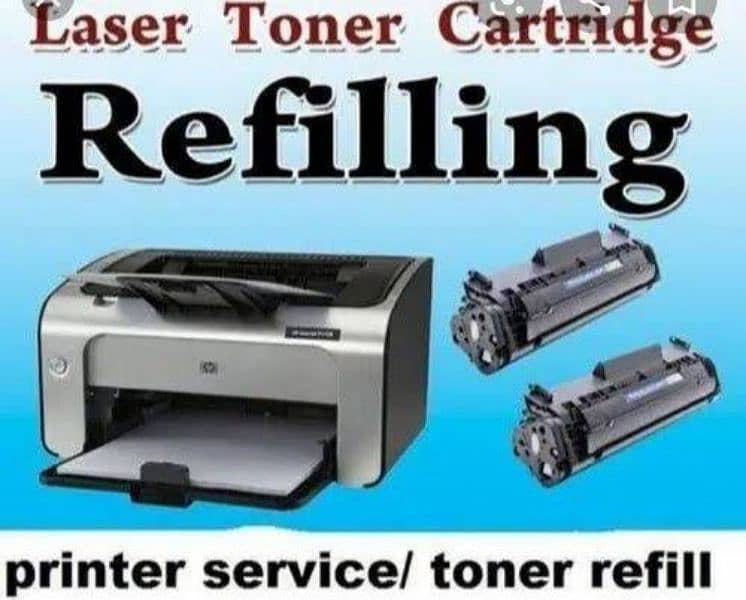 Toner Refilling & HP Printer Repairing 0