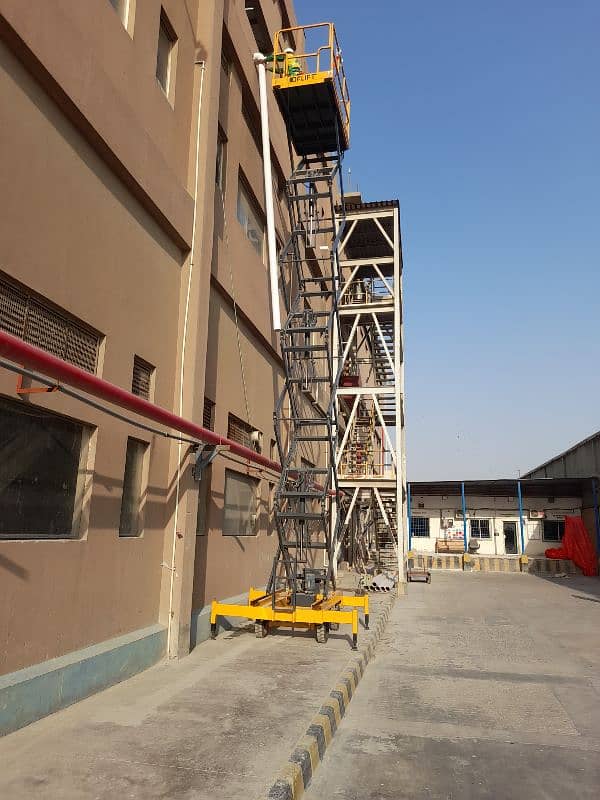 42 Feet Scissor Lift Machine Available For Rent Delivery All Pakistan 3