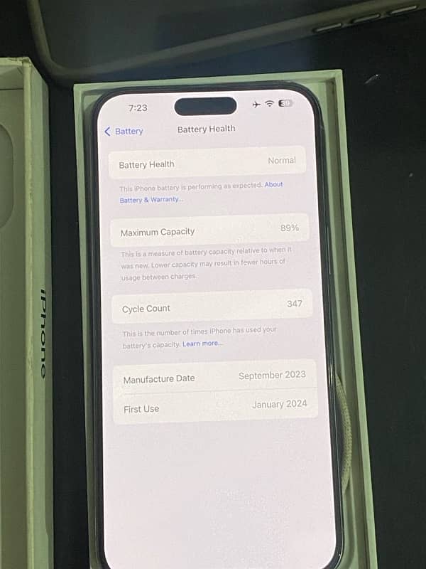 iPhone 15 pro max - Non pta factory Unlocked- 256 GB 10