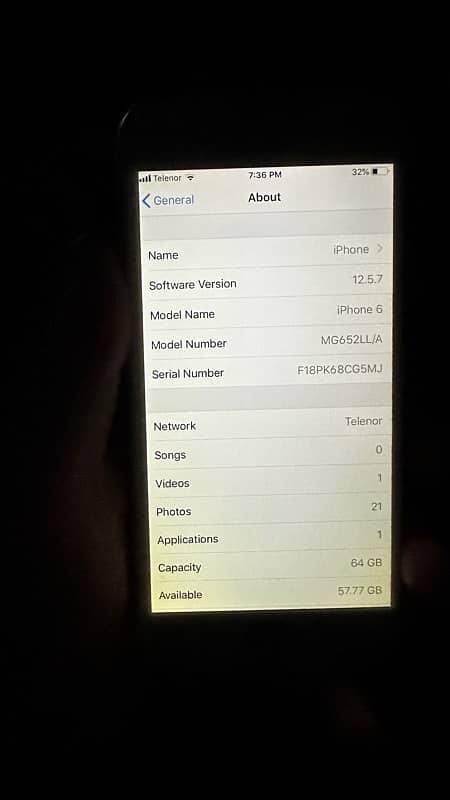 iphone 6 PTA Approved 64 gb 3