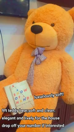 9FT TEDDY BEAR,HIGH QUALITY,PERFECT FOR KIDS & TEDDY LOVERS & GIFTING