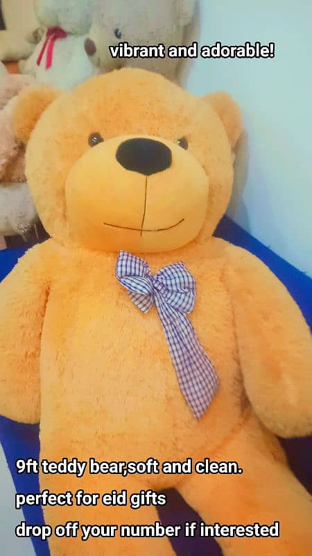 9FT TEDDY BEAR,HIGH QUALITY,PERFECT FOR KIDS & TEDDY LOVERS & GIFTING 1