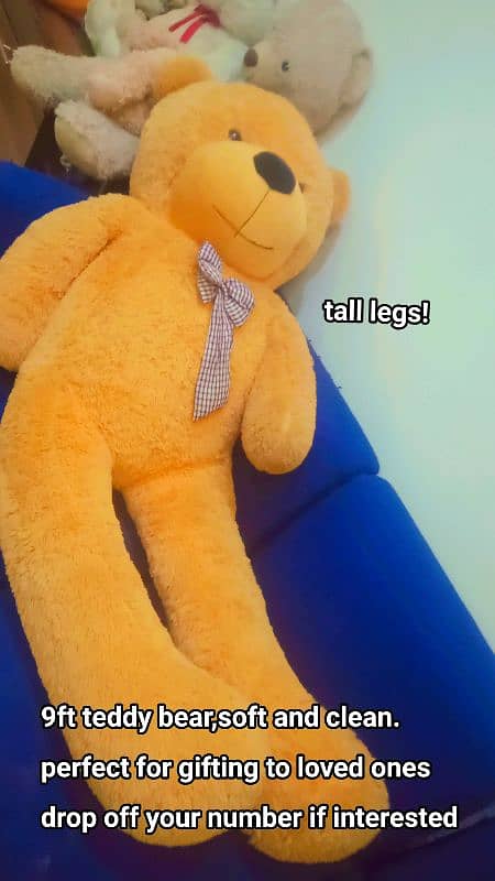 9FT TEDDY BEAR,HIGH QUALITY,PERFECT FOR KIDS & TEDDY LOVERS & GIFTING 4