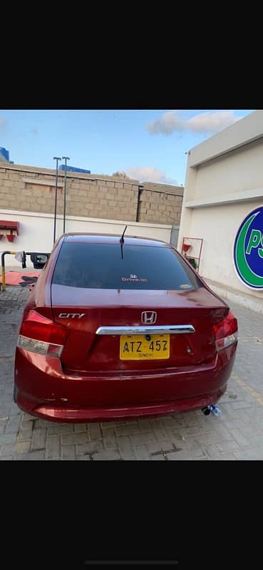 Honda City 2010 manual habanero red colour 1