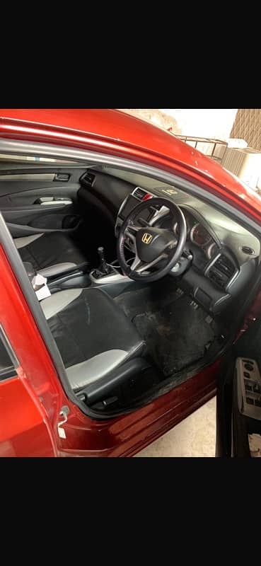 Honda City 2010 manual habanero red colour 3