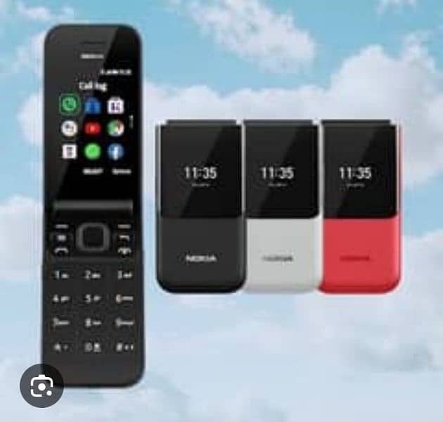 Nokia 2720flip dual sim. box pack 3