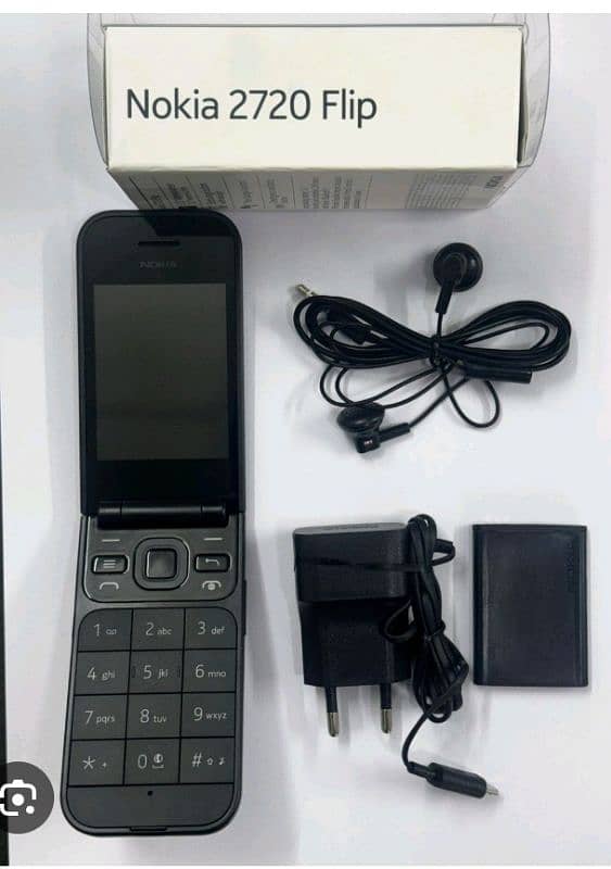 Nokia 2720flip dual sim. box pack 5