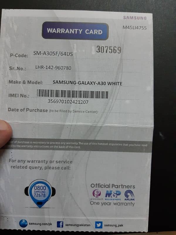 Samsung A30 White Colour 6