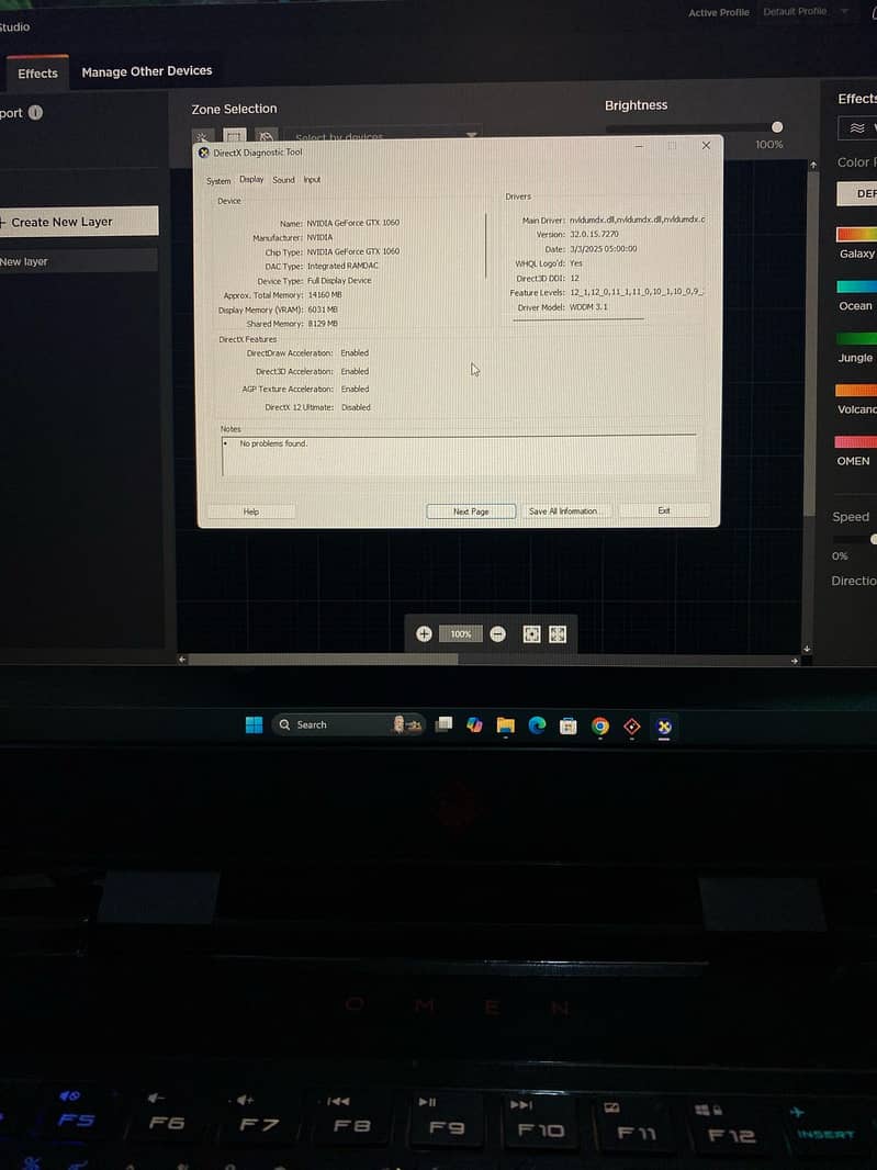 Hp Omen 15 Gtx Card,16Gb,Rgb Back light keyboard 1