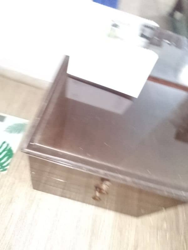 bad two side tables with new mattress 3