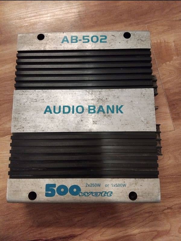 audio bank 2 chancel ammp with a+copy off kenwood sbwoofer exchange po 0