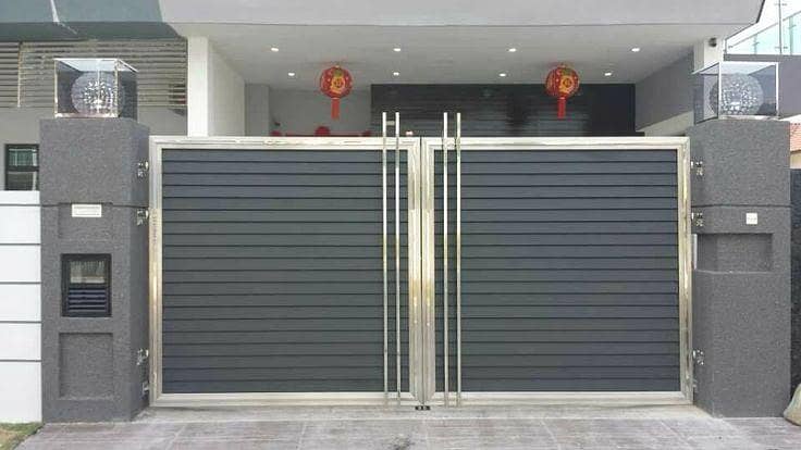 Steel Gate Design, Sliding Gate Design, Main Gate 10