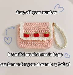 Customized crochet items & crochet apparel and products made on order