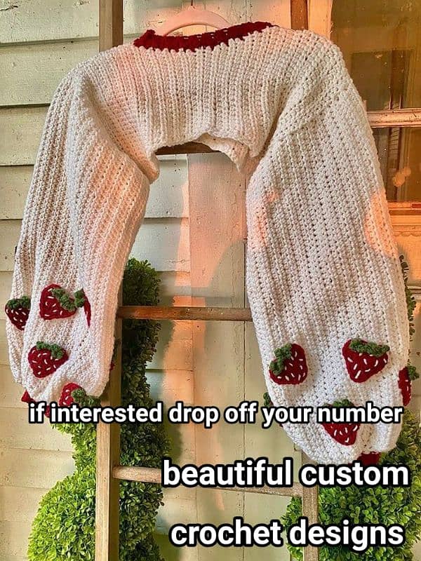 Customized crochet items & crochet apparel and products made on order 5