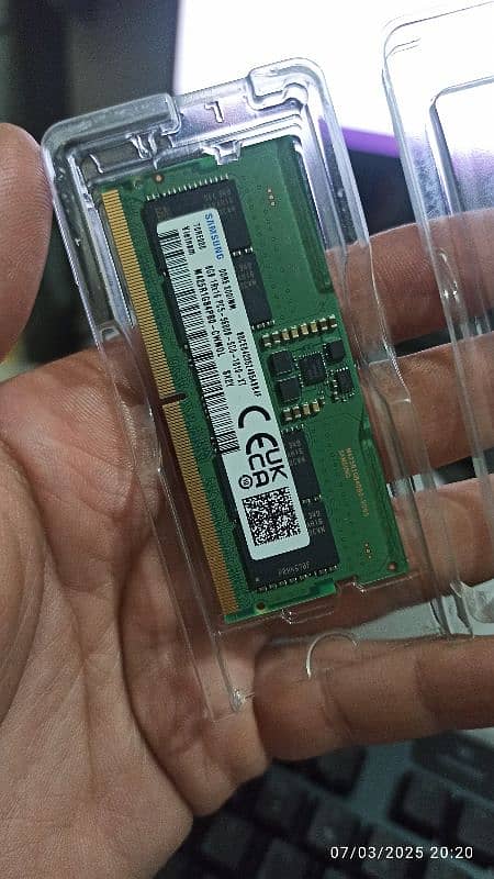 Samsung DDR5 RAM 5600Mhz 8GB system pulled new 2