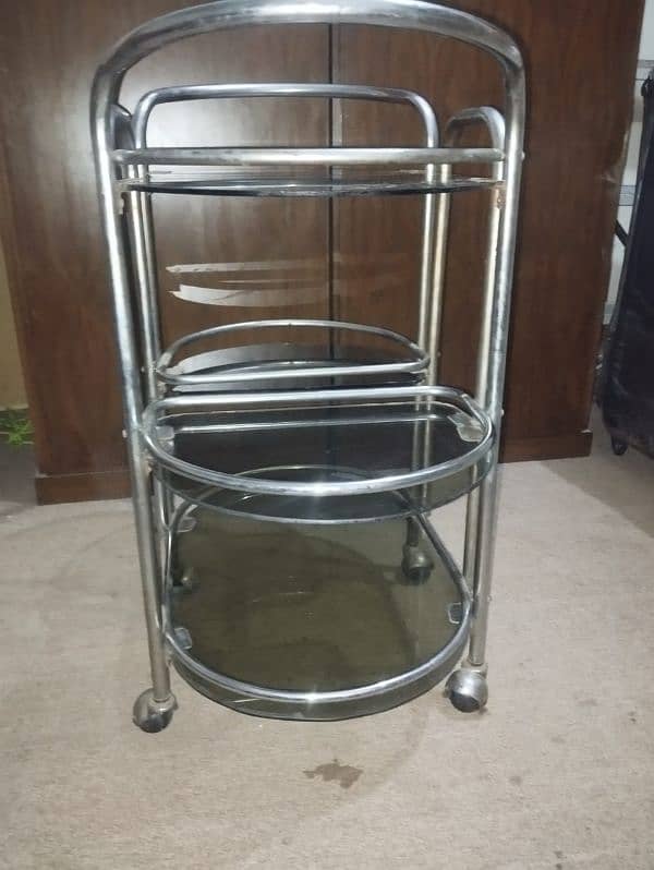 steel tea trolley 1