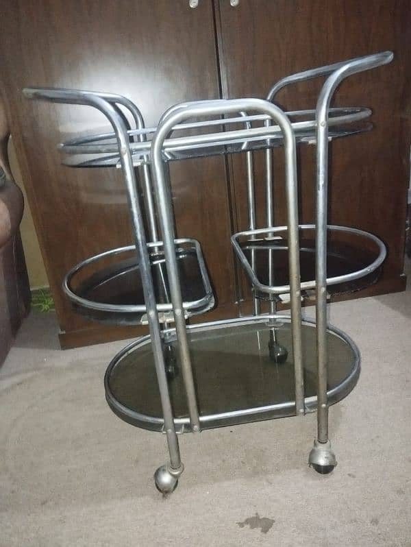 steel tea trolley 2