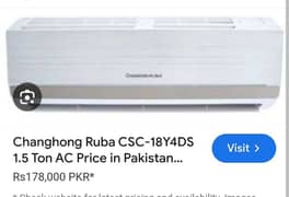 changhang Ruba Brand New Split AC