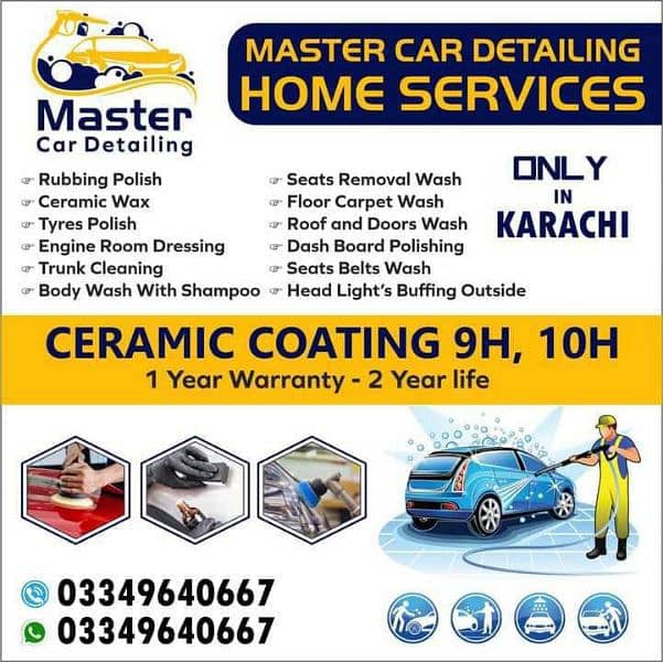 car interior cleaning door steps Karachi 03070130741 0