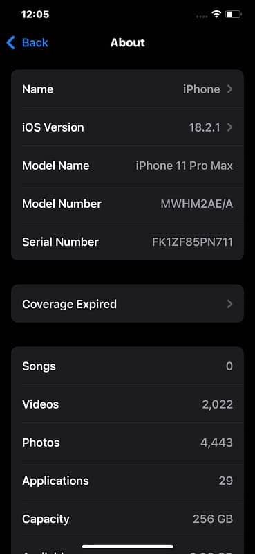 Iphone 11 promax 256Gb 1