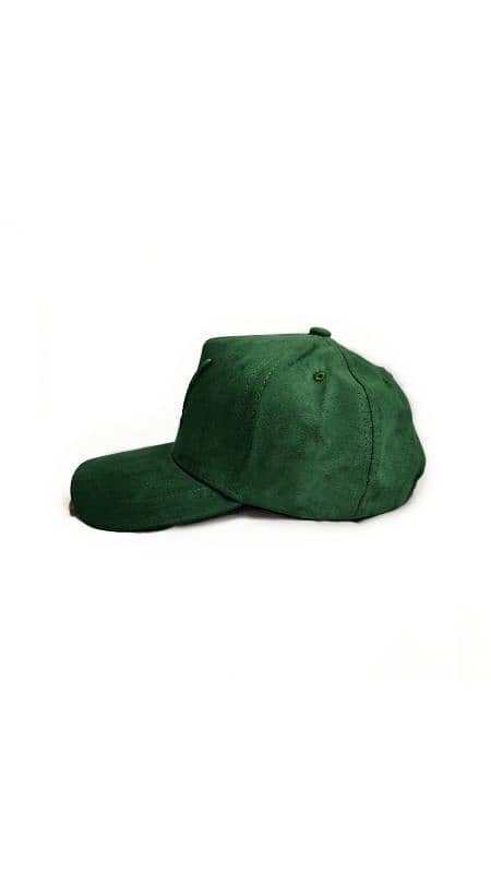 Green Puma suede cap 1