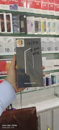 Samsung s25ultra 12/512 pinpack PTA approved 1year warranty