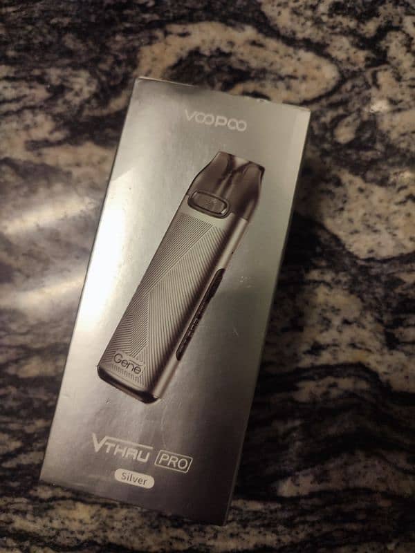 Brand new Vape Pod Voopoo Gene VThru silver with box 0