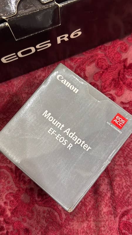 Canon Eos R6 With box   With Adapter EF  +923005430051 contact inbox 2