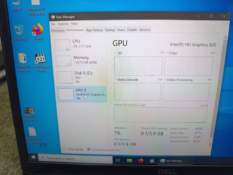 Dell 7480 i5 7th gen slim and beautiful machine 11