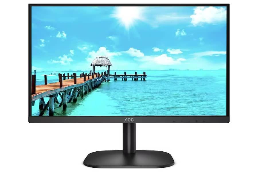 24" Inch AOC 75Hz Borderless Very Slim Edgeless Full HD LED Monitor 1