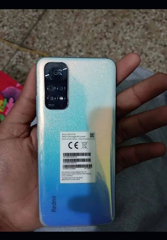 Xiaomi Redmi Note 11  ( 6+2 /128) Blue colour 10/10 condition with box 2