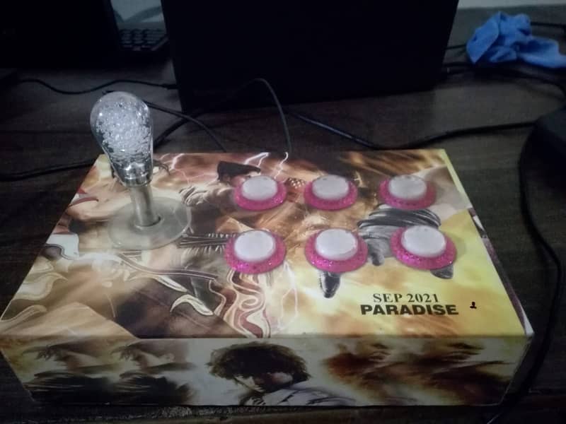 Arcade Game Stick (Joystick for For Fighting Games) Imported Buttons 0