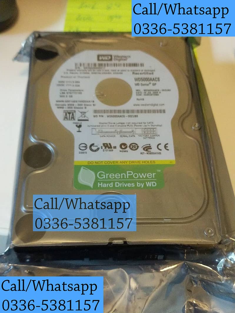 320|500GB PC HDD Desktop Harddisk SATA WD Seagate Computer System Disk 4